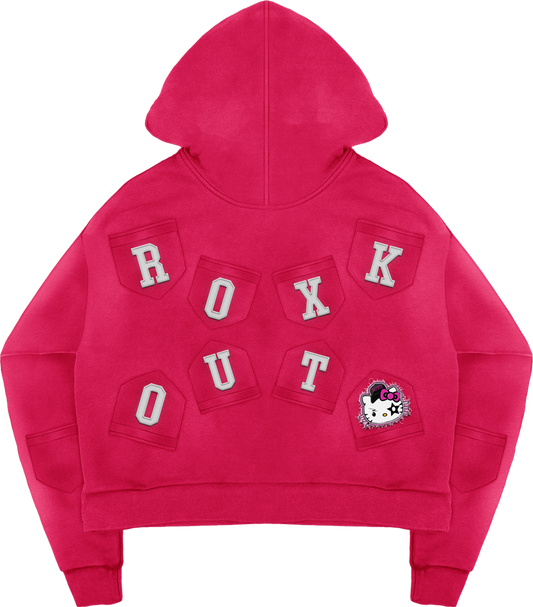 Pink Fuchsia Kitty Hoodie